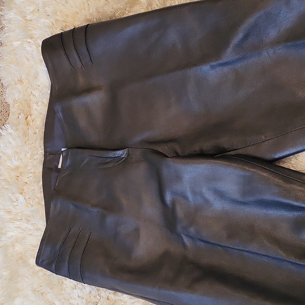 LEATHER PANTS - Picture 2 of 12
